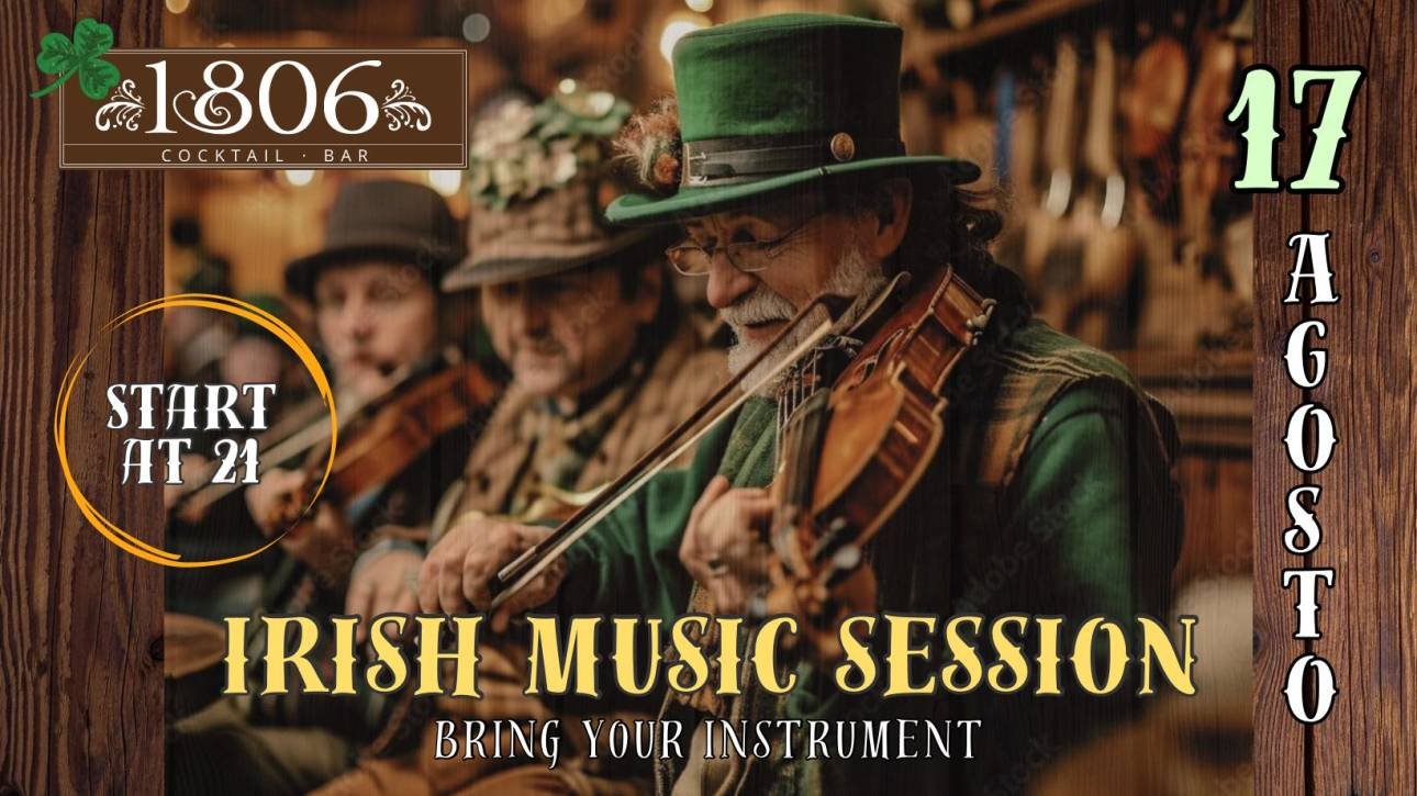 Irish music session 1806 bar Matera